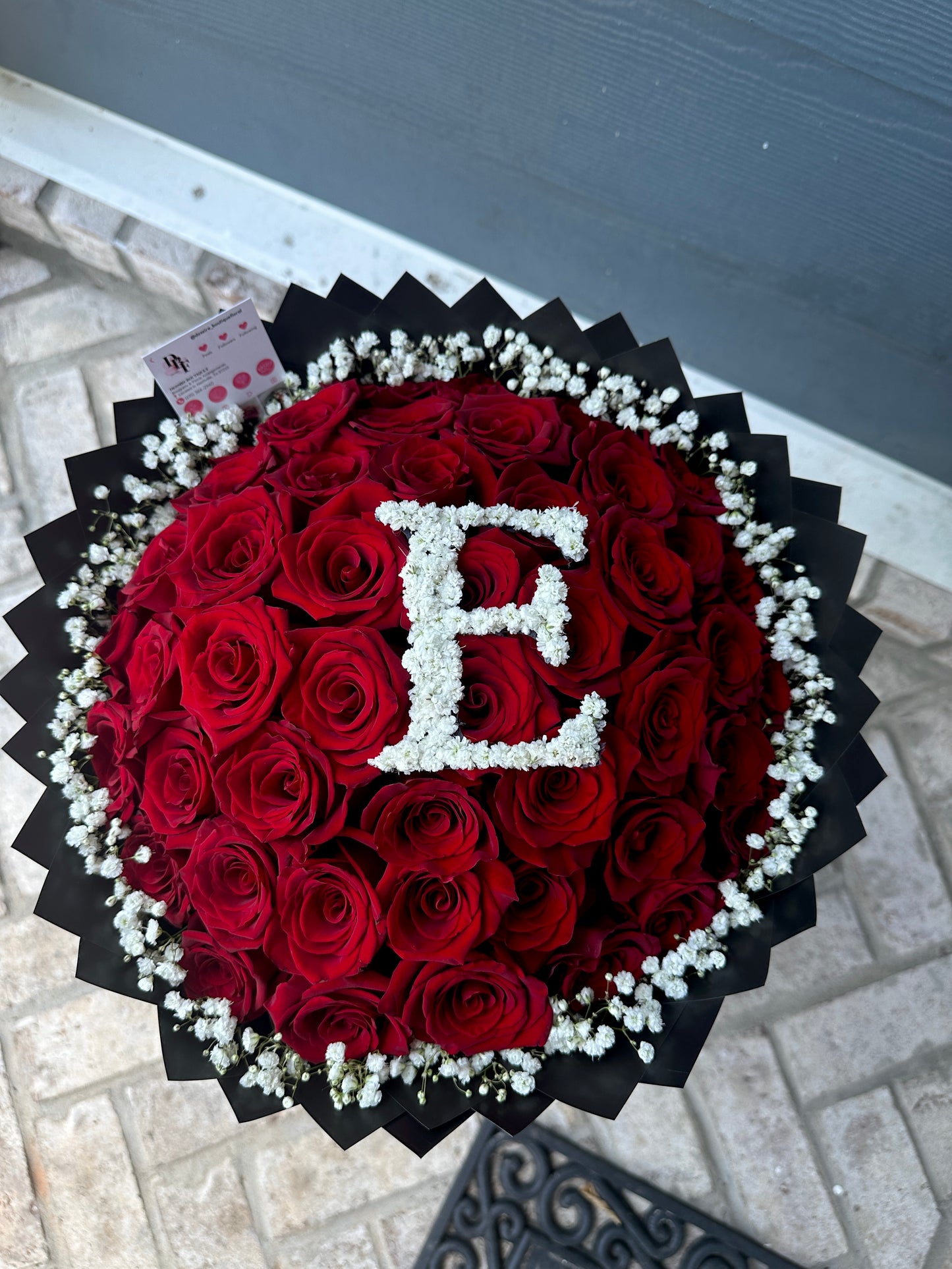 Bouquet With An Initial