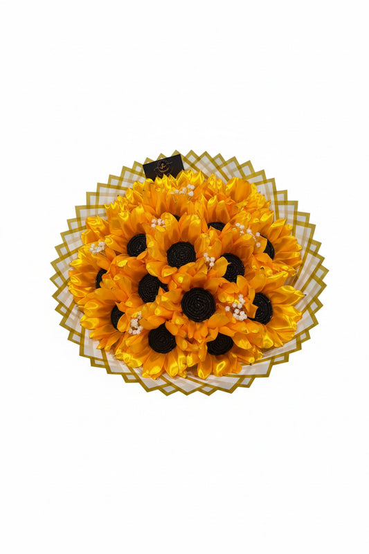 Bouquet Of Eternal Sunflowers